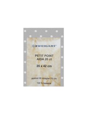 Kanwa bawełniana ZWEIGART - Aida 20ct Petit Point - 35x42 cm