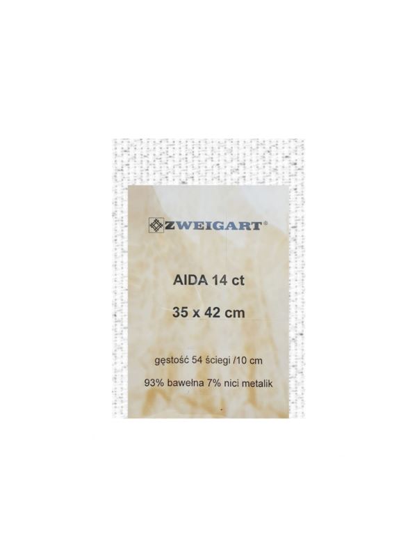 Kanwa bawełniana ZWEIGART - Aida 14ct - 35x42 cm
