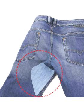Łaty termoprzylepne do kroku spodni - 11x16,5 cm - 30 - 2szt./opak.