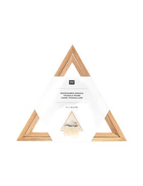 Ramka drewniana trójkątna RICO DESIGN - 21x18,3 cm - 95332.00.00