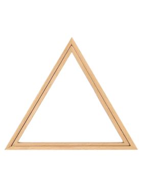 Ramka drewniana trójkątna RICO DESIGN - 27,7x24 cm - 95333.00.00