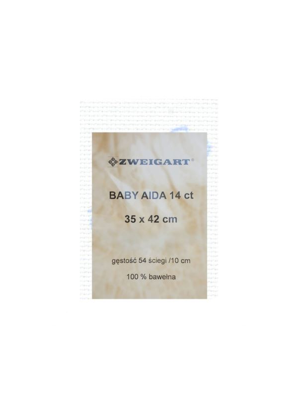 Kanwa bawełniana ZWEIGART - Aida 14ct Baby - 35x42 cm