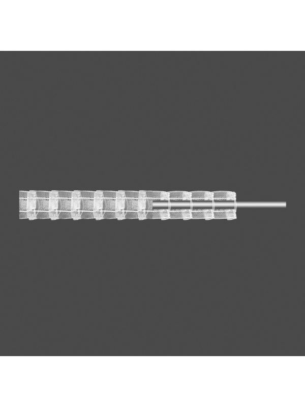 Taśma firanowa MAGAM na karnisz transparentna - 25 mm - ołówek (marszczenie 1:2) - 14.25.200.3 - 50mb/opak.