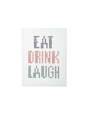 Zestaw startowy do haftu ANCHOR XXL - Eat Drink Laugh - ALBE002-EATDR