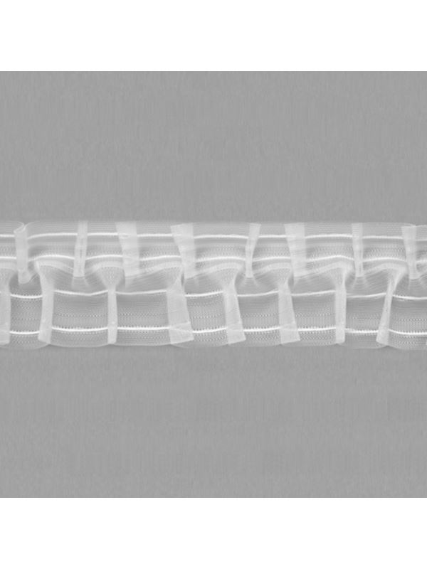 Taśma firanowa ARIADNA monofilamentowa z białym sznurkiem - 100 mm - motyl (marszczenie 1:2) - FM100-2M - 50mb/opak.
