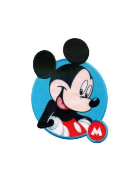 Aplikacja termoprzylepna haftowana - 18x20 cm - Myszka Mickey - 7754