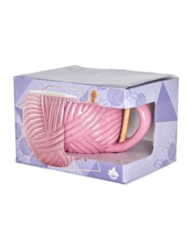 Kubek ceramiczny - 500 ml - różowy - N4371.6