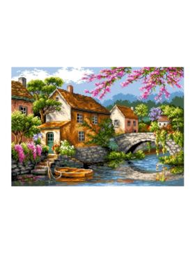 Kanwa z nadrukiem ARIADNA - 39x53 cm - 9008