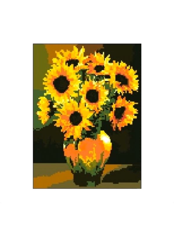 Kanwa z nadrukiem GRAFIKO - 24x30 cm - 1029