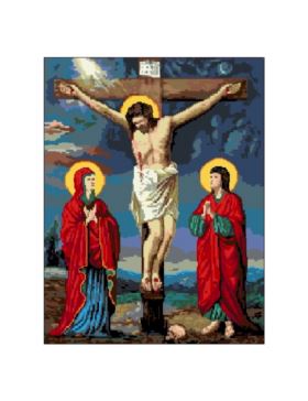 Kanwa z nadrukiem GRAFIKO - 50x65 cm - 9053