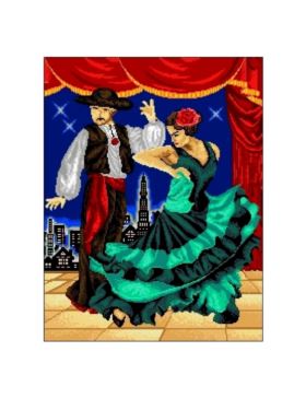 Kanwa z nadrukiem GRAFIKO - 50x65 cm - 9051