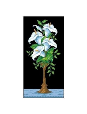 Kanwa z nadrukiem GRAFIKO - 25x50 cm - 6517