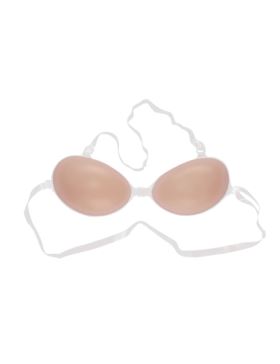Biustonosz samonośny silikonowy z ramiączkami JULIMEX - rozm.A - cielisty - BS-04
