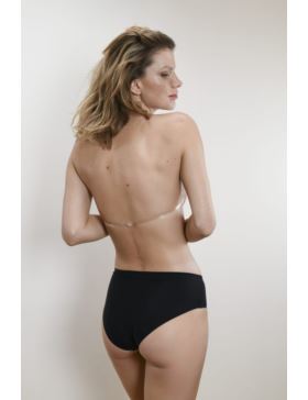 Biustonosz samonośny silikonowy z ramiączkami JULIMEX - rozm.A - cielisty - BS-04