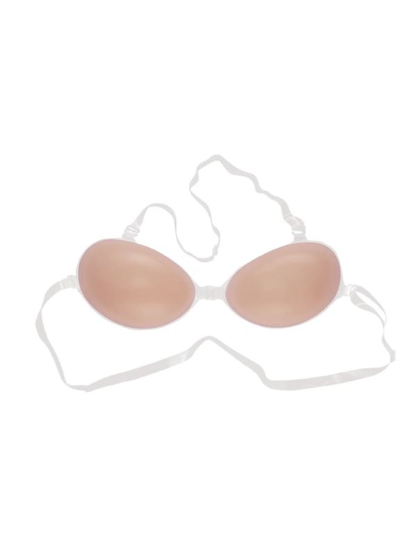 Biustonosz samonośny silikonowy z ramiączkami JULIMEX - rozm.B - cielisty - BS-04