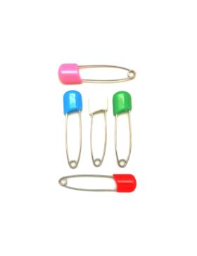 Agrafki dziecięce z zabezpieczeniem - 53 mm - 24szt./opak.