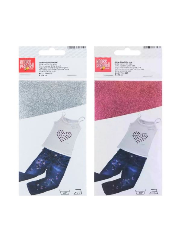 Termoprzylepna folia z brokatem KNORR PRANDELL - 9x16 cm