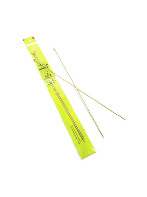 Druty proste bambusowe SKC - 35 cm - 2-5par/opak.