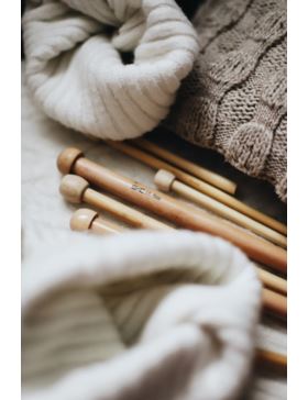 Druty proste bambusowe SKC - 35 cm - 2-5par/opak.