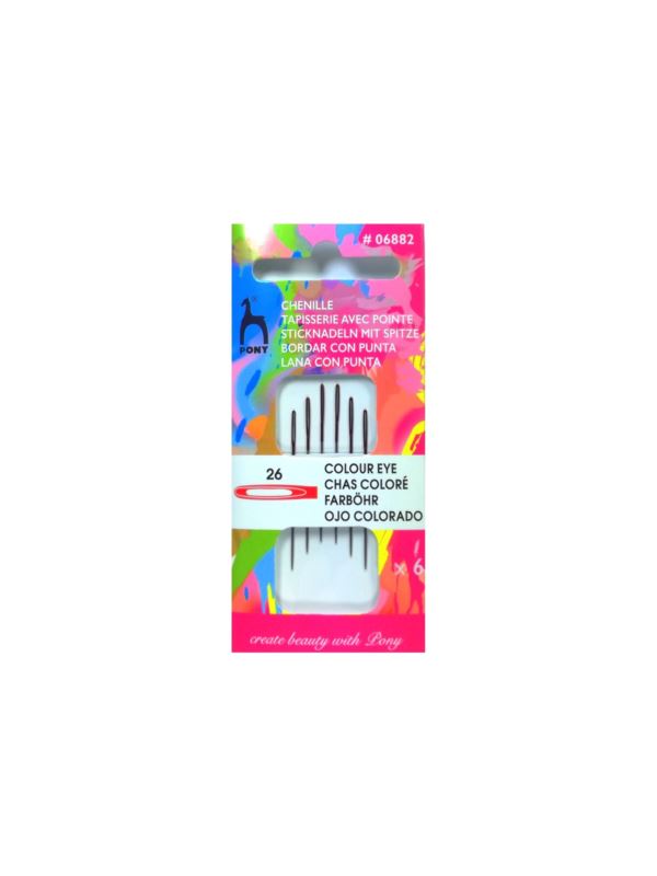 Igły ręczne do haftu z czubkiem PONY - rozm.26 - 06882 - 6szt./opak.