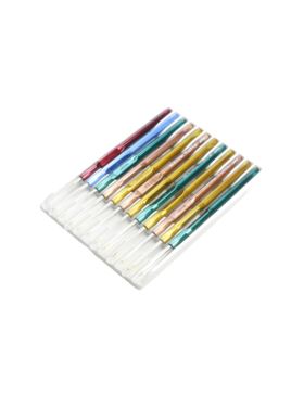 Szydełka stalowe z plastikową rączką japońskie - TULIP MIX - 0,50-2,10 mm - 12szt./opak.