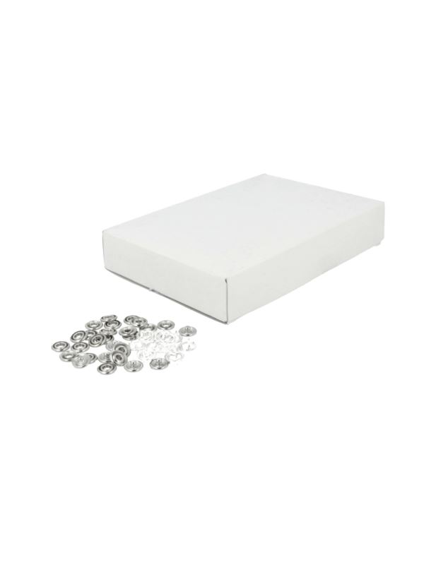 Zatrzaski/springi metalowe KOH-I-NOOR - Roland Baby - 10 mm - białe - 500szt./opak.