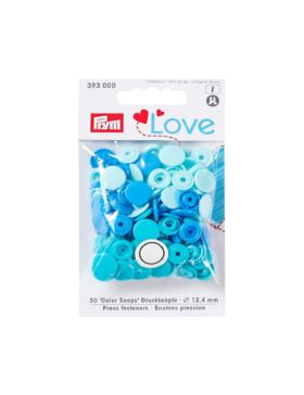 Napy plastikowe mix PRYM - Love - 12,4 mm - 393000 - 30szt./opak.