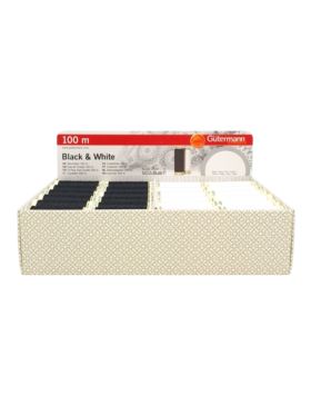 Displey nici GUTERMANN - black/white - 799724 - 72szt.x100mb/opak.