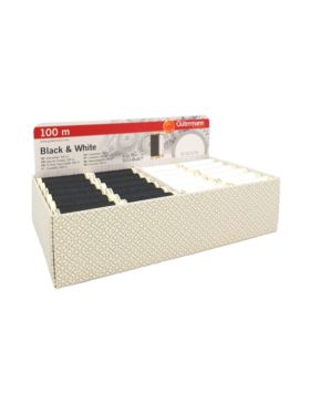 Displey nici GUTERMANN - black/white - 799724 - 72szt.x100mb/opak.