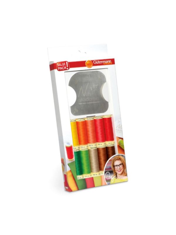 Zestaw nici uniwersalnych GUTERMANN + szablony Inge - 734584 - 10szt.x100mb/opak.