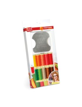 Zestaw nici uniwersalnych GUTERMANN + szablony Inge - 734584 - 10szt.x100mb/opak.