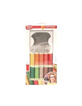 Zestaw nici uniwersalnych GUTERMANN + szablony Inge - 734584 - 10szt.x100mb/opak.