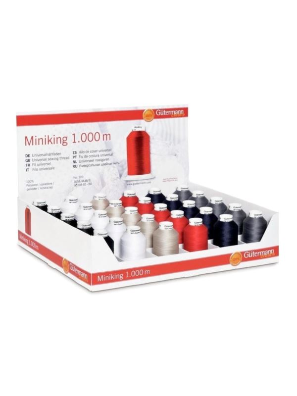 Zestaw nici GUTERMANN - Mini King - 799696 - 30szt.x1000mb/opak.
