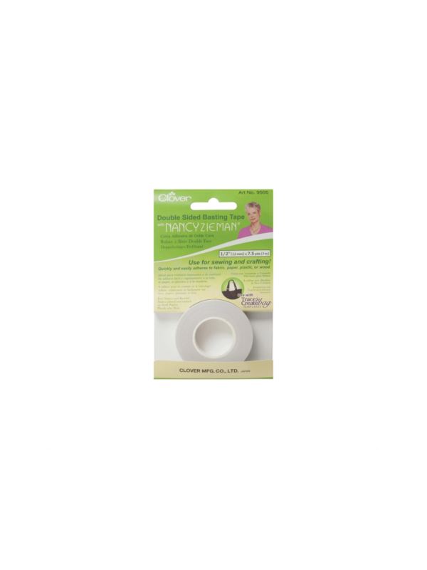Taśma dwustronna z klejem do fastrygi CLOVER - 12 mm - 9505 - 7mb/opak.