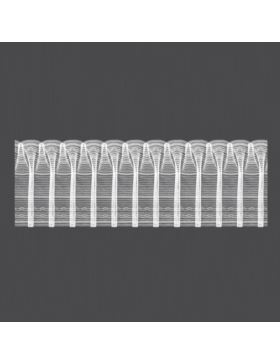 Taśma firanowa MAGAM transparentna - 150 mm - smokoołówek (marszczenie 1:2,5) - 10.150.250.3 - 50mb/opak.