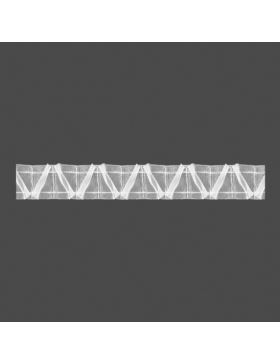 Taśma firanowa MAGAM na karnisz transparentna - 35 mm - typ V (marszczenie 1:2,4) - 14.35.240.3 - 50mb/opak.