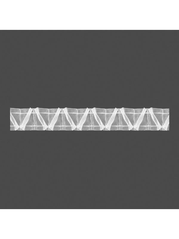 Taśma firanowa MAGAM na karnisz transparentna - 35 mm - typ V (marszczenie 1:2,4) - 14.35.240.3 - 50mb/opak.