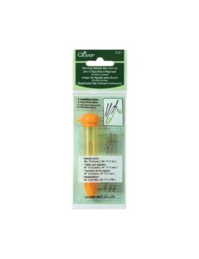 Igły ręczne do wełny w etui CLOVER - zakrzywione - 3121 - 3szt./opak.