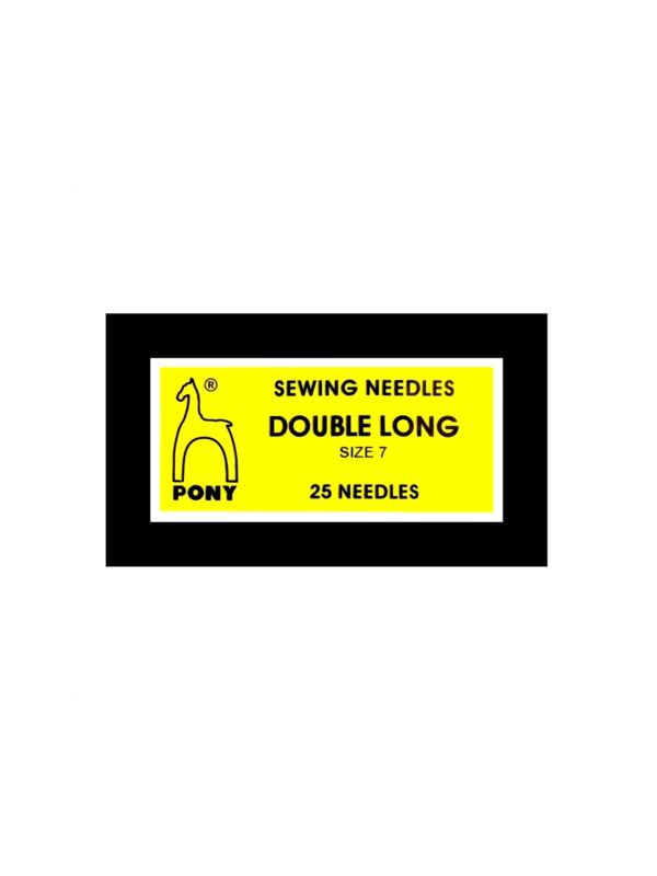 Igły do szycia ręcznego PONY - DOUBLE LONG 7 - 59,0 mm - 08107 - 25szt./opak.