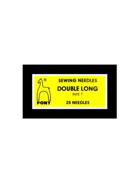 Igły do szycia ręcznego PONY - DOUBLE LONG 7 - 59,0 mm - 08107 - 25szt./opak.
