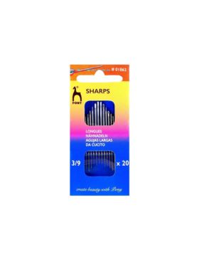 Igły do szycia ręcznego długie PONY - rozm.3/9 - 01862 - 20szt./opak.