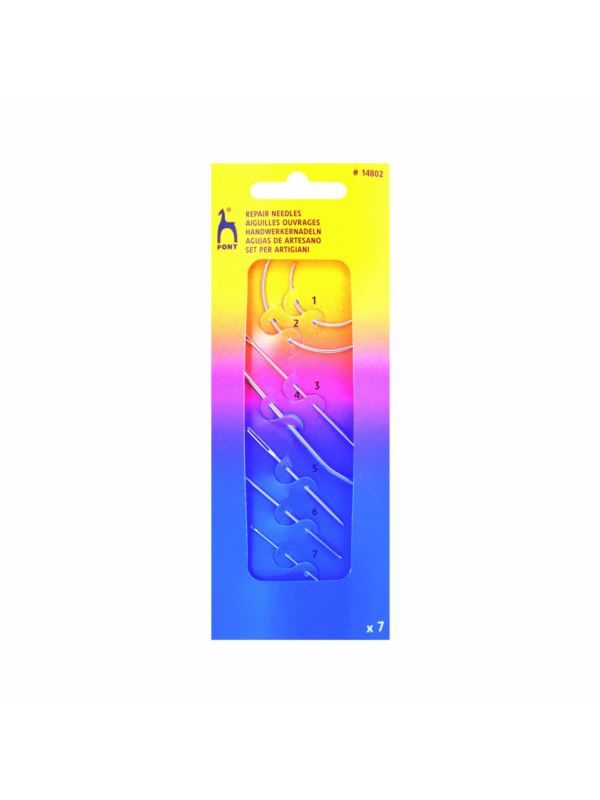 Zestaw igieł domowych naprawczych PONY - 14802 - 7szt./opak.