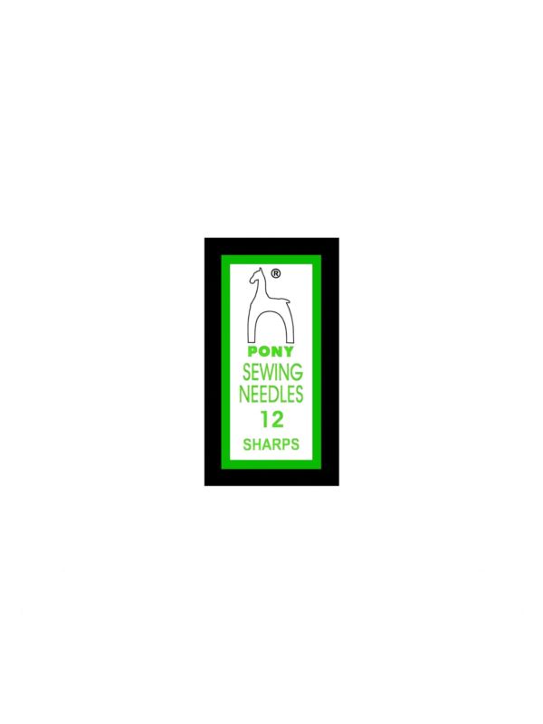 Igły do szycia ręcznego ostre PONY - SHARPS 12 - 29,0 mm - 01112 - 25szt./opak.