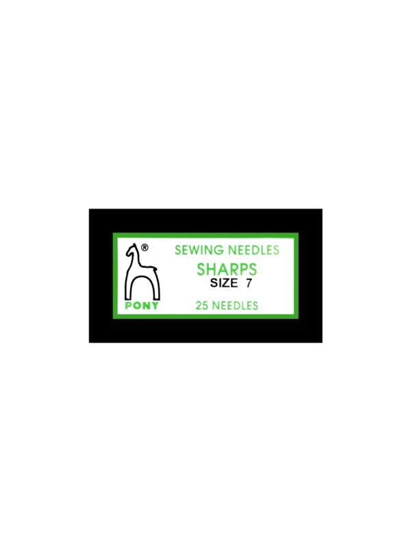 Igły do szycia ręcznego ostre PONY - SHARPS 7 - 38,0 mm - 01107 - 25szt./opak.