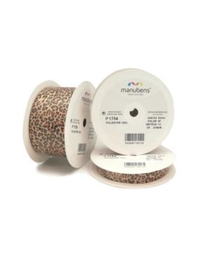 Taśma dwustronnie drukowana MANUBENS - Lampart - 48 mm - kol.087 - 10mb/szt.