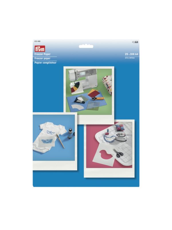 Papier do przenoszenia wzorów na tkanine PRYM - Freezer Paper A4 - 610466