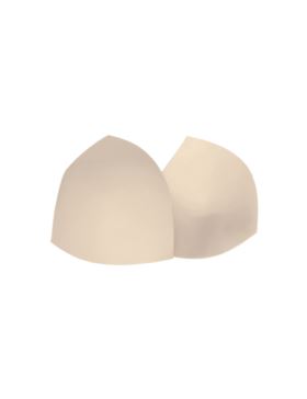 Wkładki do biustonosza z pianki samoprzylepne JULIMEX - Bikini - rozm.A/B - beżowe - WS-11 - para/opak.