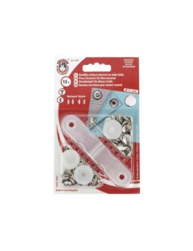 Zatrzaski/springi metalowe KOH-I-NOOR - Roland Style - 11 mm - niklowane - 15szt./opak.