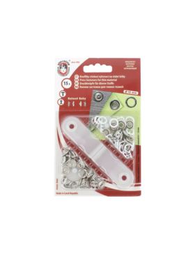 Zatrzaski/springi metalowe KOH-I-NOOR - Roland Baby - 10 mm - białe - 15szt./opak.