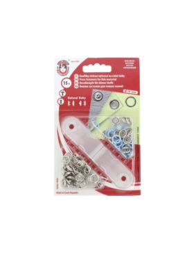 Zatrzaski/springi metalowe KOH-I-NOOR - Roland Baby - 10 mm - niebieskie - 15szt./opak.